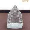 Sphatik Shree Yantra - 2.50 Inches - (155 Grams) 10 Sphatik Shree Yantra - 2.50 Inches - (155 Grams)