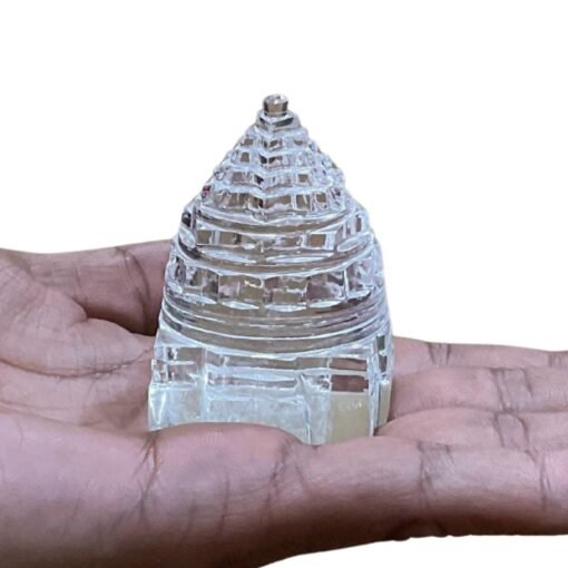 Sphatik Shree Yantra - 2.50 Inches - (155 Grams) 8 Sphatik Shree Yantra - 2.50 Inches - (155 Grams)
