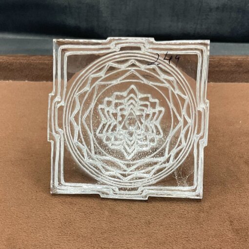 Sphatik Shree Yantra ( 249 Grams )