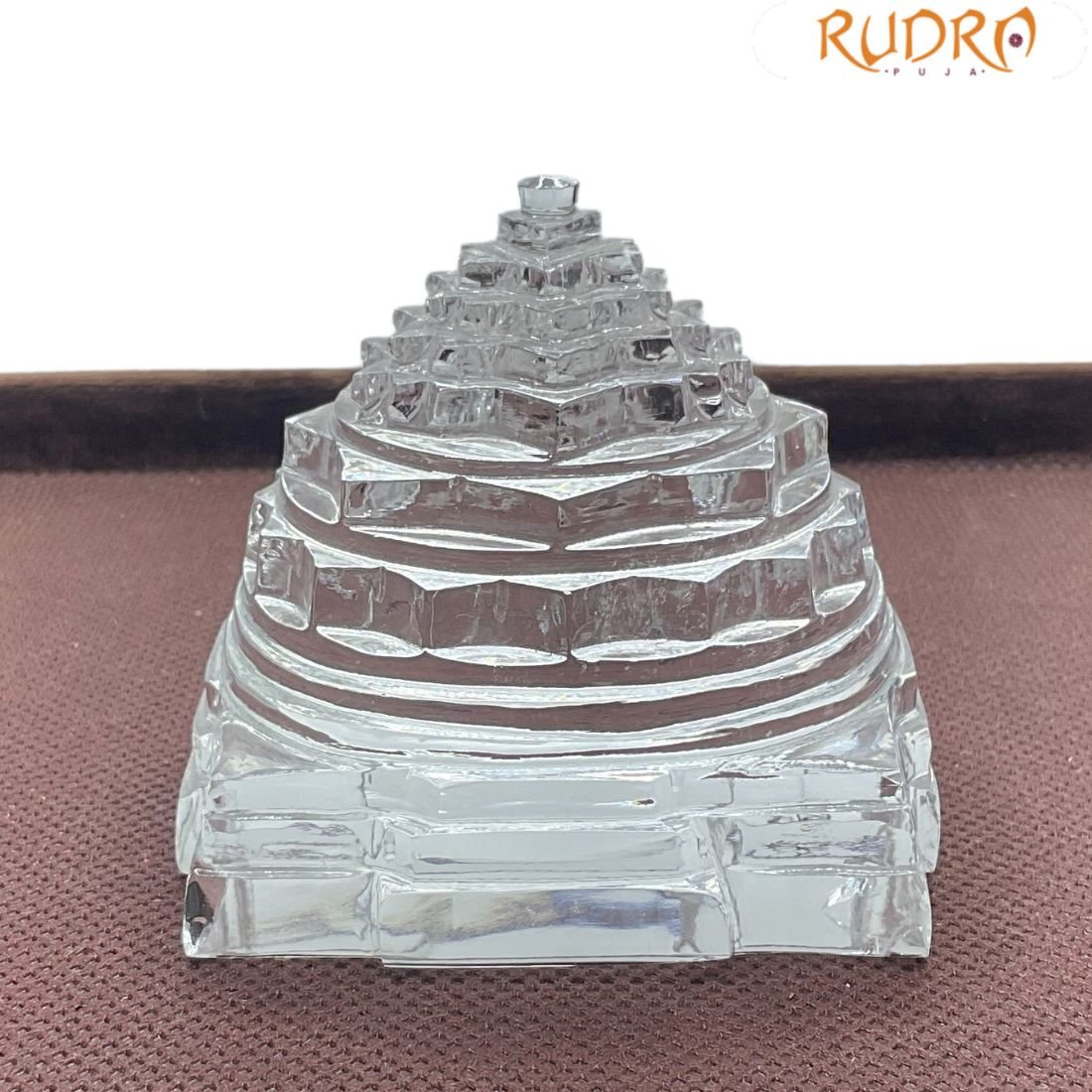 Sphatik Shree Yantra - 3 Inches - (314 Grams) 2 Sphatik Shree Yantra - 3 Inches - (314 Grams)