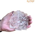 Sphatik Shree Yantra - 4 By 4 Inches - (1048 Grams)