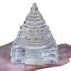 Sphatik Shree Yantra - 4.25 Inches - (1062 Grams)