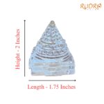 Sphatik Shree Yantra Certified - 2 Inches (92 Grams)