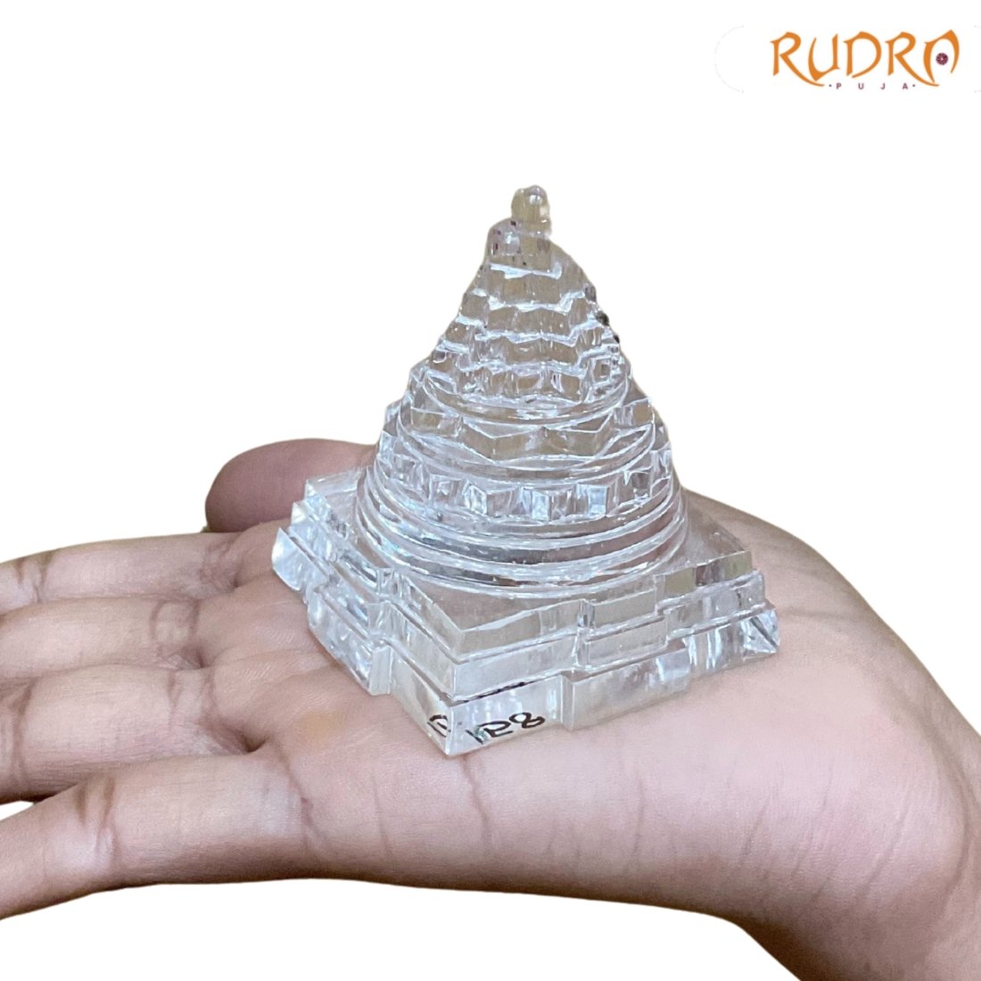 Sphatik Shree Yantra Certified - 2.50 Inches (158 Grams) 5 Sphatik Shree Yantra Certified - 2.50 Inches (158 Grams)