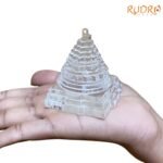 Sphatik Shree Yantra Certified - 2.50 Inches (158 Grams) 8 Sphatik Shree Yantra Certified - 2.50 Inches (158 Grams)