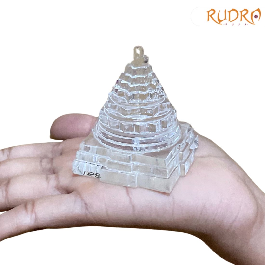 Sphatik Shree Yantra Certified - 2.50 Inches (158 Grams) 3 Sphatik Shree Yantra Certified - 2.50 Inches (158 Grams)