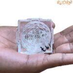 Sphatik Shree Yantra Original - 3 Inches (197 Grams )