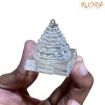 Sphatik Shree Yantra स्फटिक श्रीयंत्र - 1.75 Inches (72 Grams)