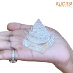 Sphatik Shree Yantra / स्फटिक श्रीयंत्र - 1.75 Inches (80 Grams ) - Image 4