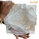 Sphatik Shree Yantra स्फटिक श्रीयंत्र 9 by 9 Inches 11 kg 630 Grams