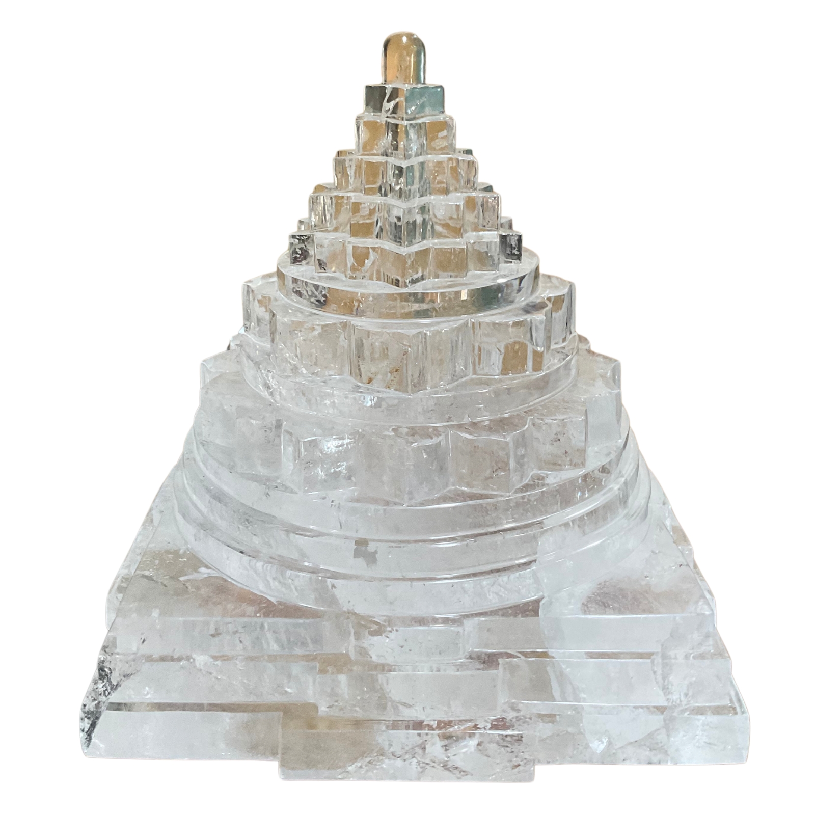 Sphatik Shree Yantra स्फटिक श्रीयंत्र 9 by 9 Inches 11 kg 630 Grams