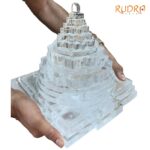 Sphatik Shree Yantra स्फटिक श्रीयंत्र 9 by 9 Inches 11 kg 630 Grams