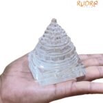 Sphatik Shree Yantra - 3.50 Inches - (461 Grams) 7 Sphatik Shree Yantra - 3.50 Inches - (462 Grams)