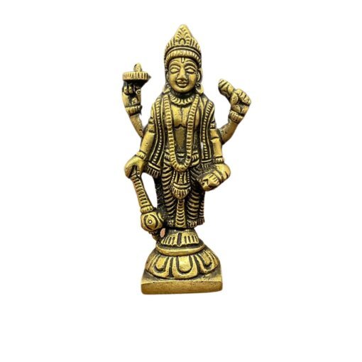 Vishnu Bhagvan Murti In Brass