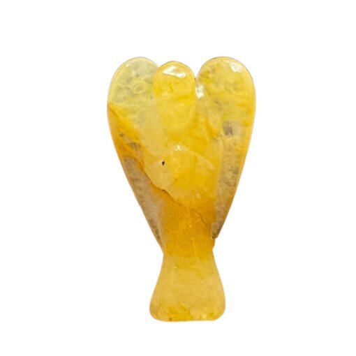 Yellow Jade Angel 2 Inches