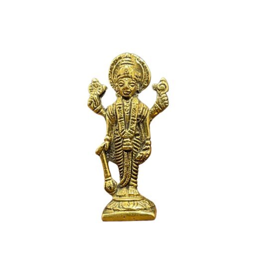 Lord Vishnu Idol With Brass