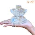 Premium Panchsutri Chandramouleshwar Sphatik Shivling - 3.5 Inches - ( 790 Grams)