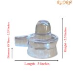 Sphatik Shivling - 2.5 Inches - (241 Grams)
