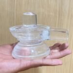 Premium Chandramouleshwar Sphatik Shivling - 4 Inches 890 Grams