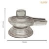 Panchsutri Sphatik Shivling 2.25 Inches - 292 Grams