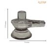 Chandramouleshwar Sphatik Shivling 2.50 Inches - 161 Grams