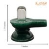 Sphatik Lingam With Green Jade Base 2.75 Inches - 161 Grams