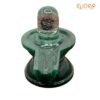 Sphatik Lingam With Green Jade Base 2.75 Inches - 161 Grams