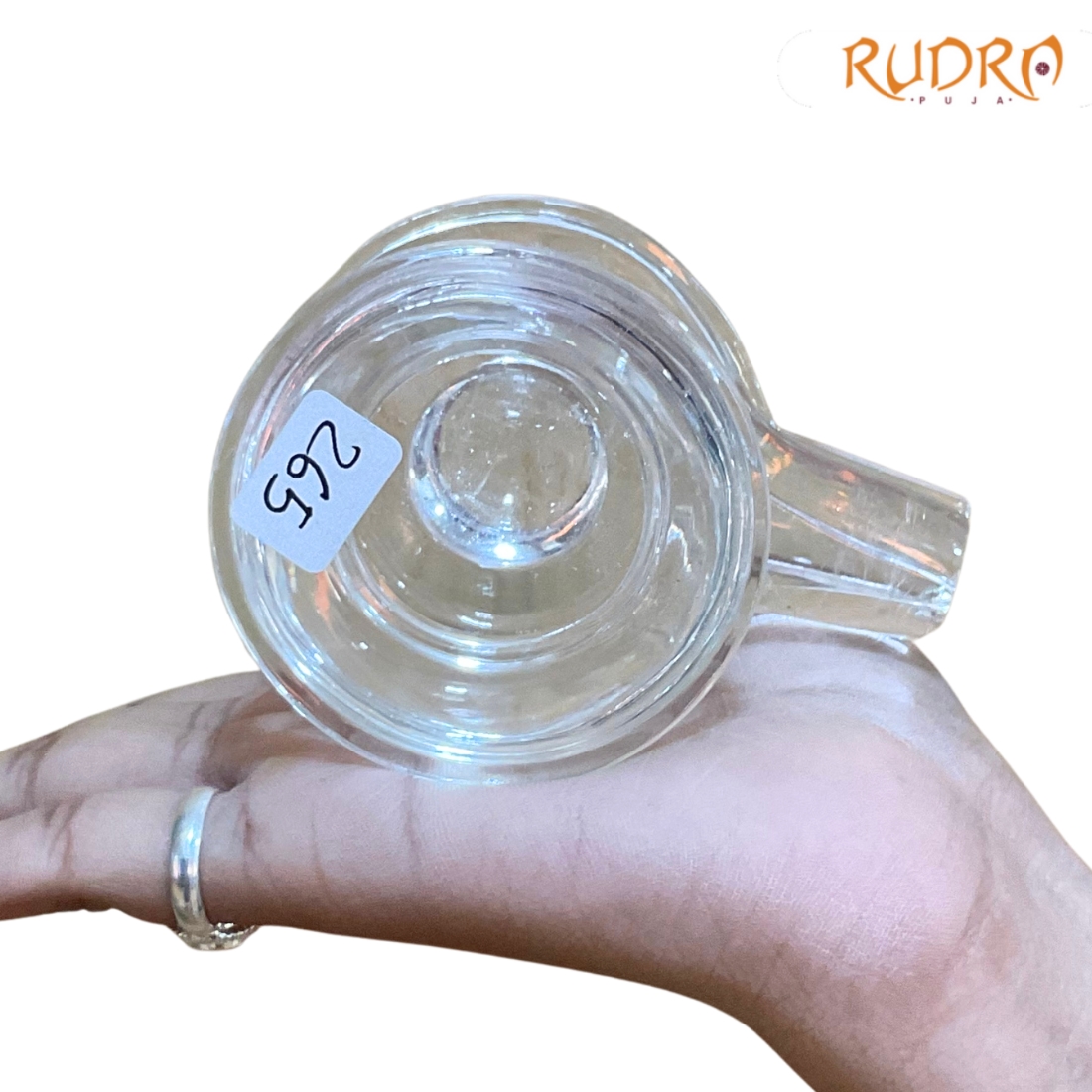 Chandramouleshwar Sphatik Shivling 2.5 Inches - 265 Grams