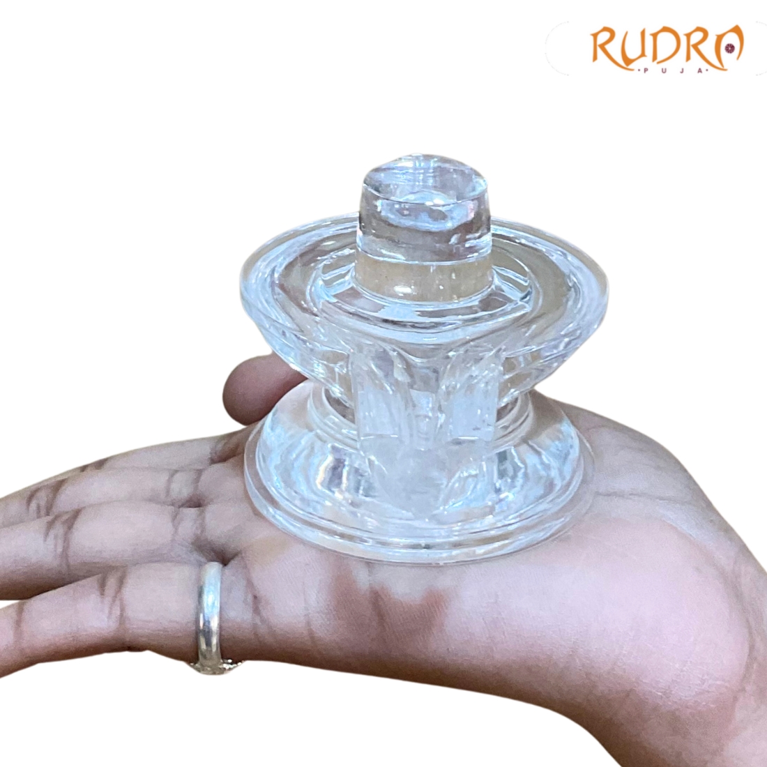 Chandramouleshwar Sphatik Shivling 2.5 Inches - 265 Grams