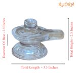 Chandramouleshwar Sphatik Shivling 2.5 Inches - 265 Grams