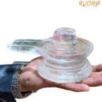 Chandramouleshwar Sphatik Shivling - 3.5 Inches - (1488 Grams)