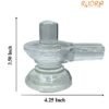 Chandramouleshwar Sphatik Shivling 3.50 Inches - 415 Grams