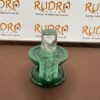 Sphatik Lingam With Green Jade Base 3.5 Inches-353 Gram