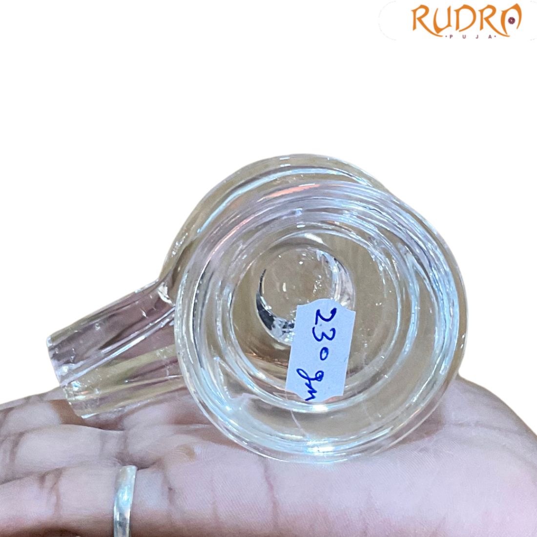 Panchsutri Sphatik Shivling - 2.5 Inches - (230 Grams)