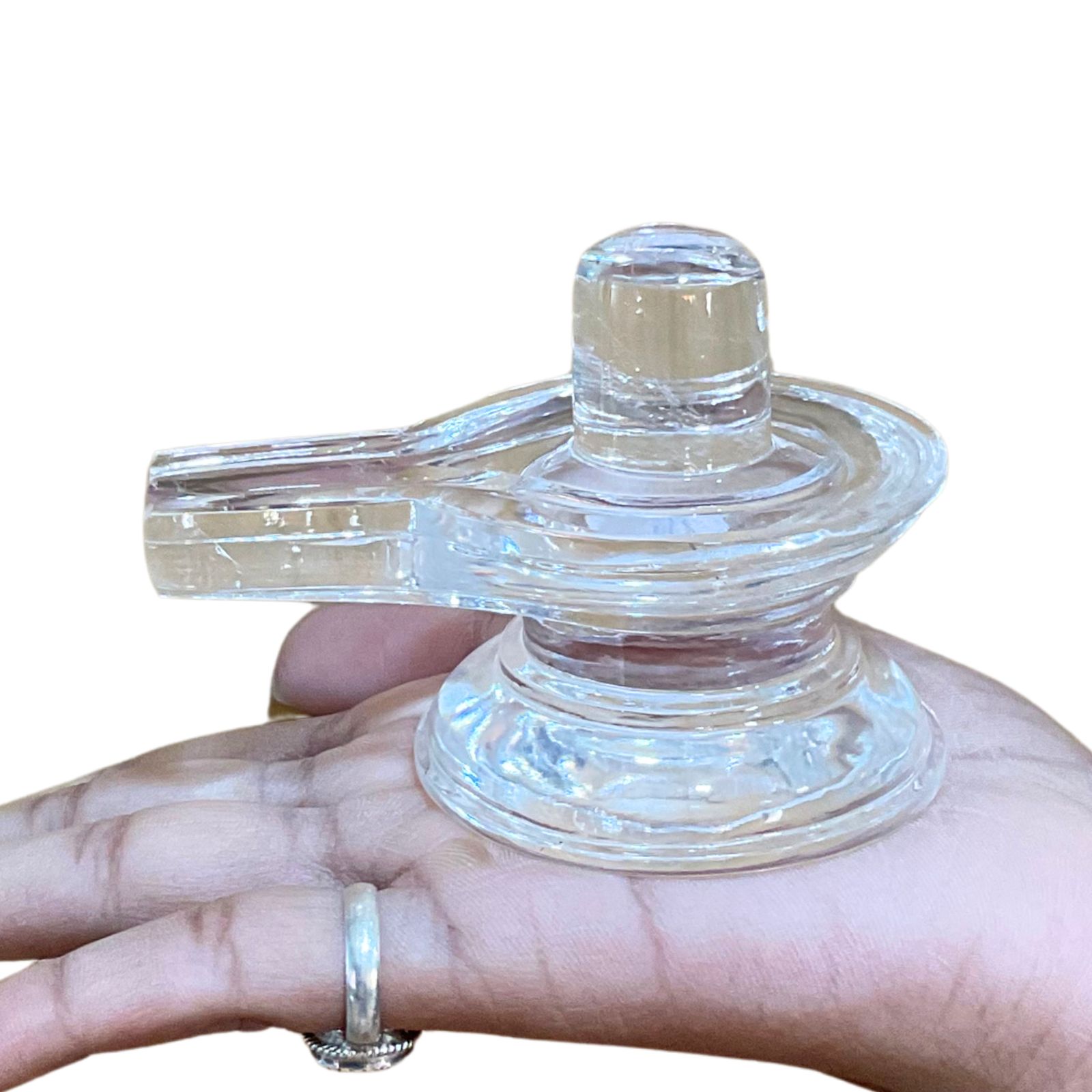 Panchsutri Sphatik Shivling - 2.5 Inches - (230 Grams)