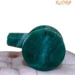 Sphatik Lingam With Green Jade Base - 122 Gm