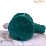 Sphatik Lingam With Green Jade Base 184 Gm