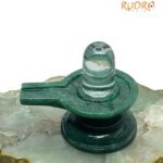 Sphatik Lingam With Green Jade Base -( 2.75 Inches ) - 168 Gram 7 Sphatik Lingam With Green Jade Base -( 2.75 Inches ) - 168 Gram