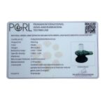 Sphatik Lingam With Green Jade Base - ( 2.75 Inches ) - (186 Grams)