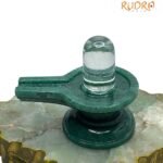 Sphatik Lingam With Green Jade Base - ( 3.25 Inches ) - 264 Gram 7 Sphatik Lingam With Green Jade Base - ( 3.25 Inches ) - 264 Gram