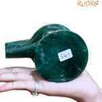Sphatik Lingam With Green Jade Base - 4 Inches - (540 Grams)