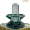 Sphatik Lingam With Green Jade Base - (945 Grams) - 4.75 Inches
