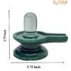Sphatik Lingam With Green Jade Base - (945 Grams) - 4.75 Inches