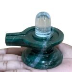 Sphatik Lingam With green Jade Base 222 GM