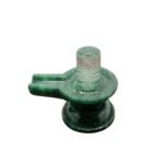 Sphatik Lingam With green Jade base