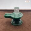 Sphatik Lingam With Green Jade Base