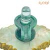 Sphatik Lingam With Green Jade Base 3.75 Inches - 373 Grams 11 Sphatik-Lingam-With-Green-Jade-Base-3.75-Inches-373-Grams-Fp-C.jpg