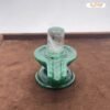 Sphatik Lingam With Green Jade Base