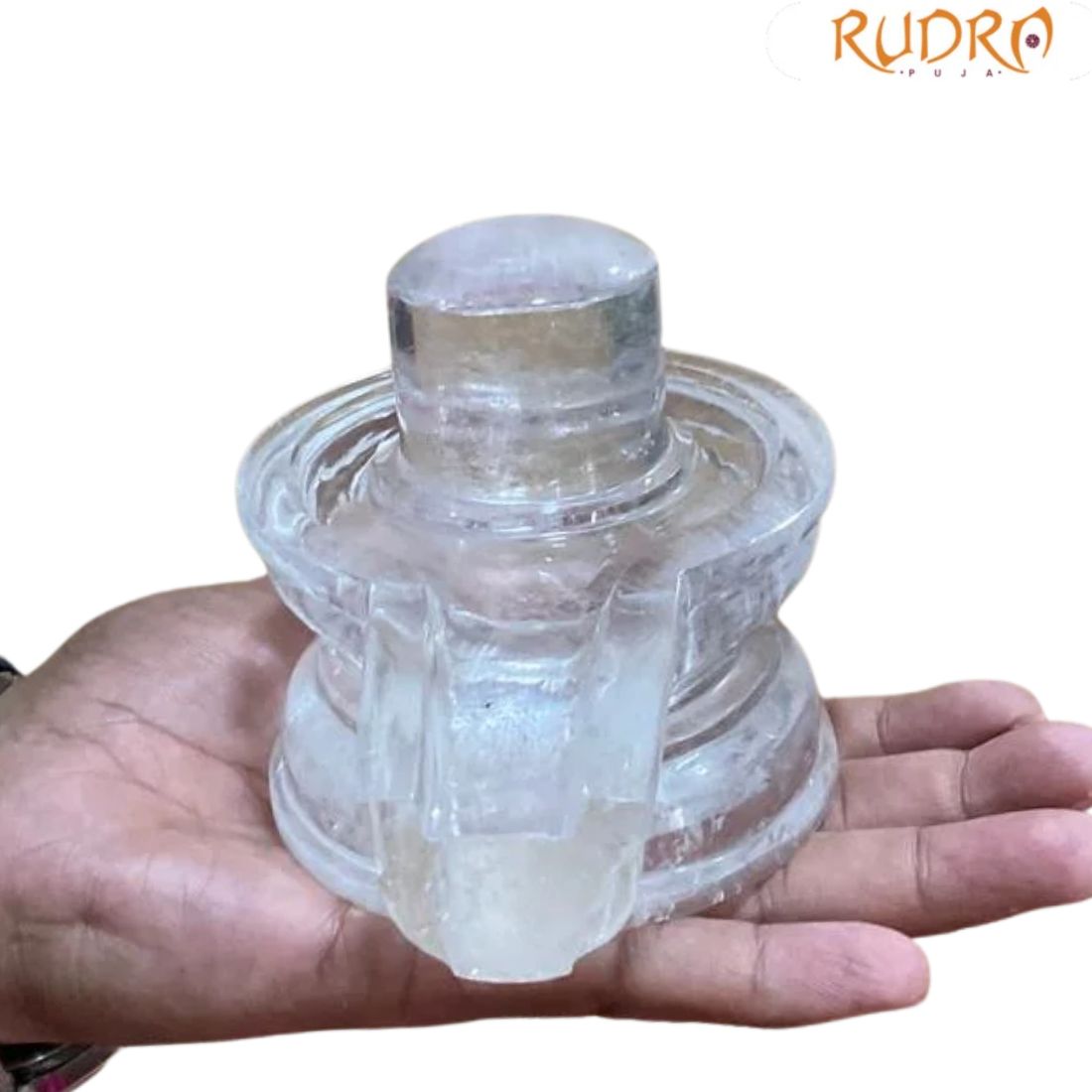 panch sutrI Sphatik shivling 1132 gram