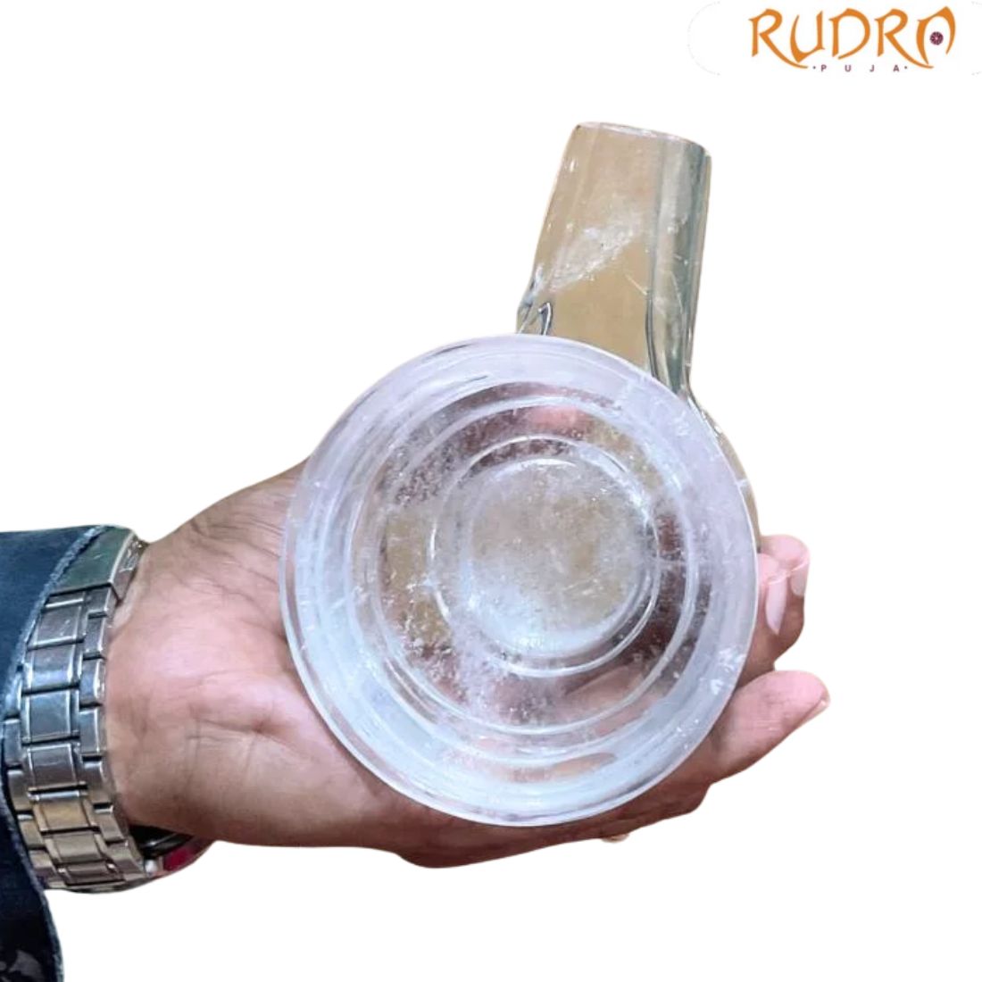 panch sutrI Sphatik shivling 1132 gram